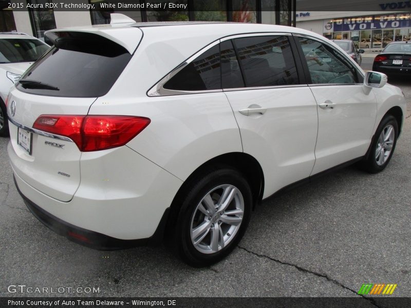 White Diamond Pearl / Ebony 2015 Acura RDX Technology