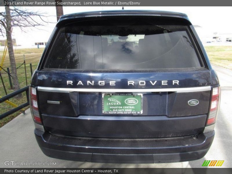 Loire Blue Metallic / Ebony/Ebony 2017 Land Rover Range Rover Supercharged