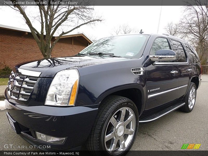 Blue Chip / Ebony 2008 Cadillac Escalade AWD