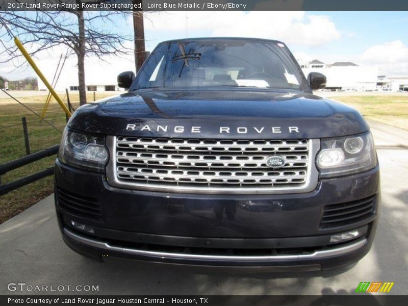 Loire Blue Metallic / Ebony/Ebony 2017 Land Rover Range Rover Supercharged