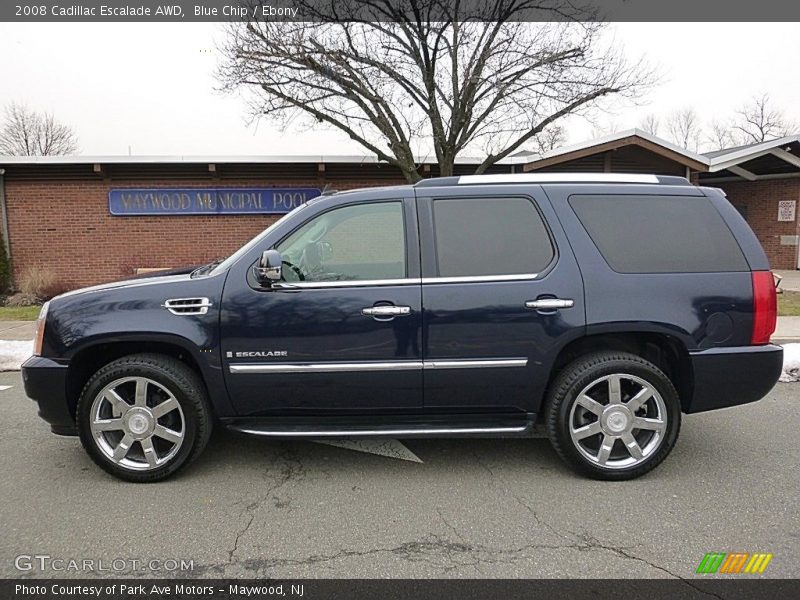 Blue Chip / Ebony 2008 Cadillac Escalade AWD