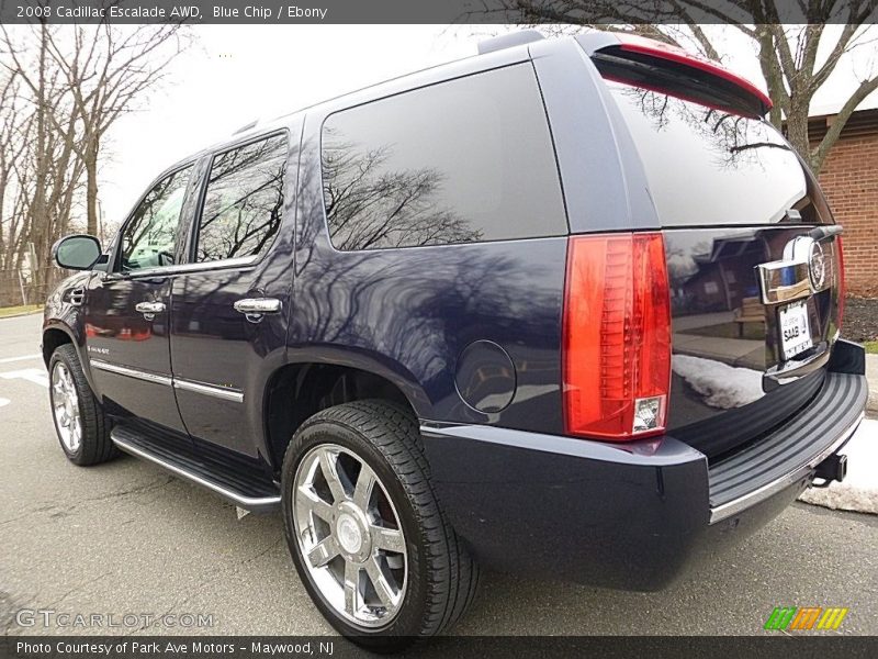 Blue Chip / Ebony 2008 Cadillac Escalade AWD