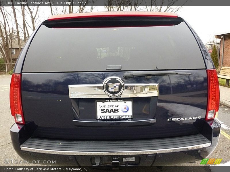 Blue Chip / Ebony 2008 Cadillac Escalade AWD