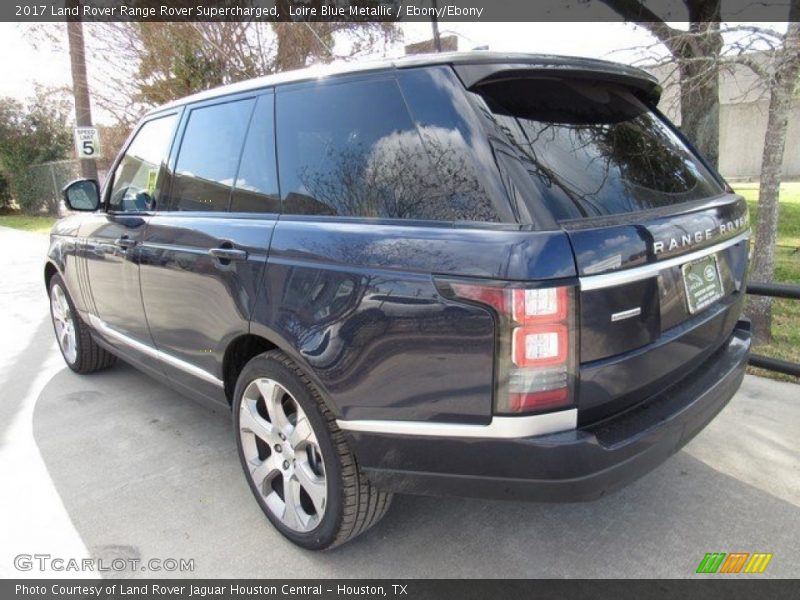 Loire Blue Metallic / Ebony/Ebony 2017 Land Rover Range Rover Supercharged