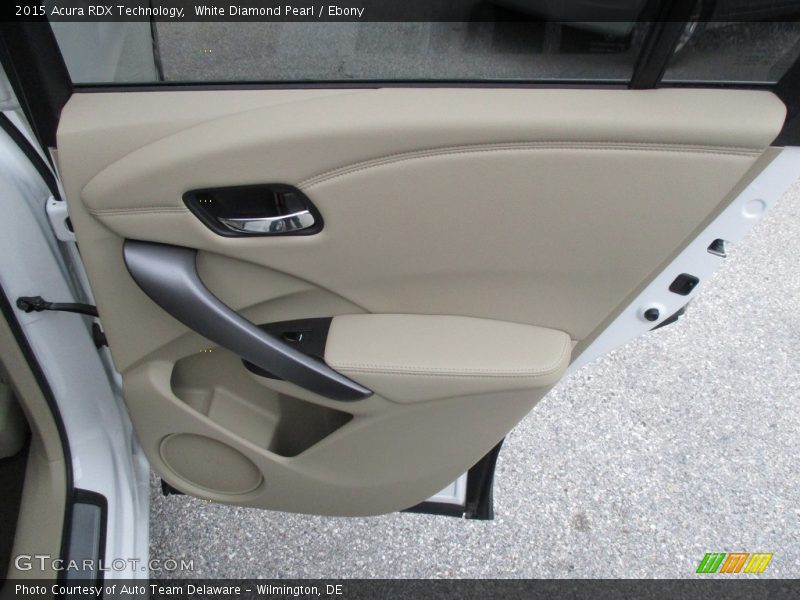 White Diamond Pearl / Ebony 2015 Acura RDX Technology