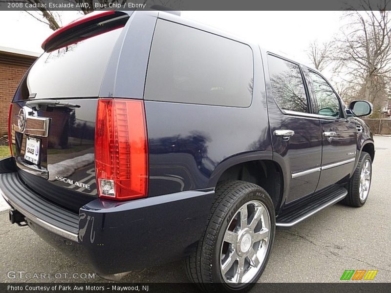 Blue Chip / Ebony 2008 Cadillac Escalade AWD