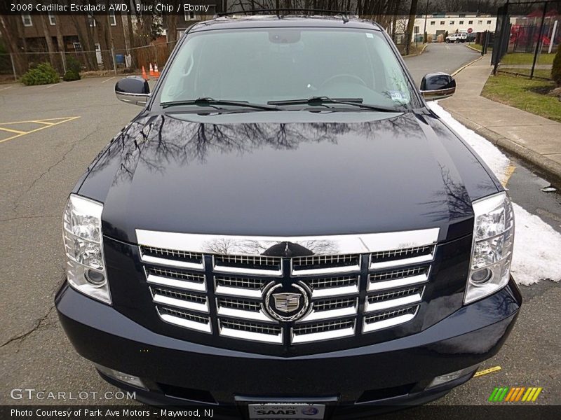 Blue Chip / Ebony 2008 Cadillac Escalade AWD
