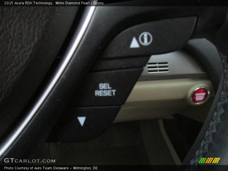 White Diamond Pearl / Ebony 2015 Acura RDX Technology