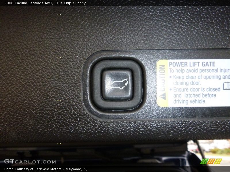 Blue Chip / Ebony 2008 Cadillac Escalade AWD