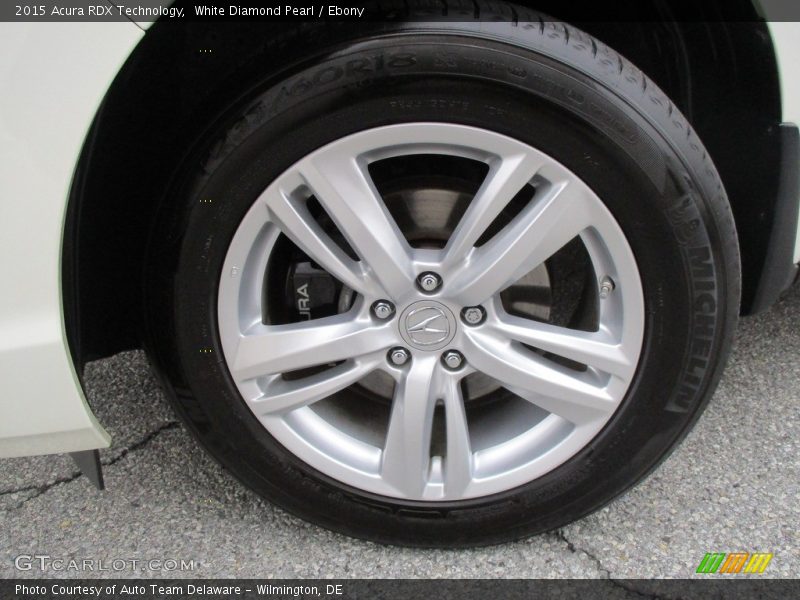 White Diamond Pearl / Ebony 2015 Acura RDX Technology