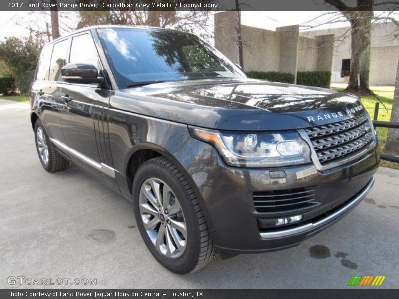 Carpathian Grey Metallic / Ebony/Ebony 2017 Land Rover Range Rover