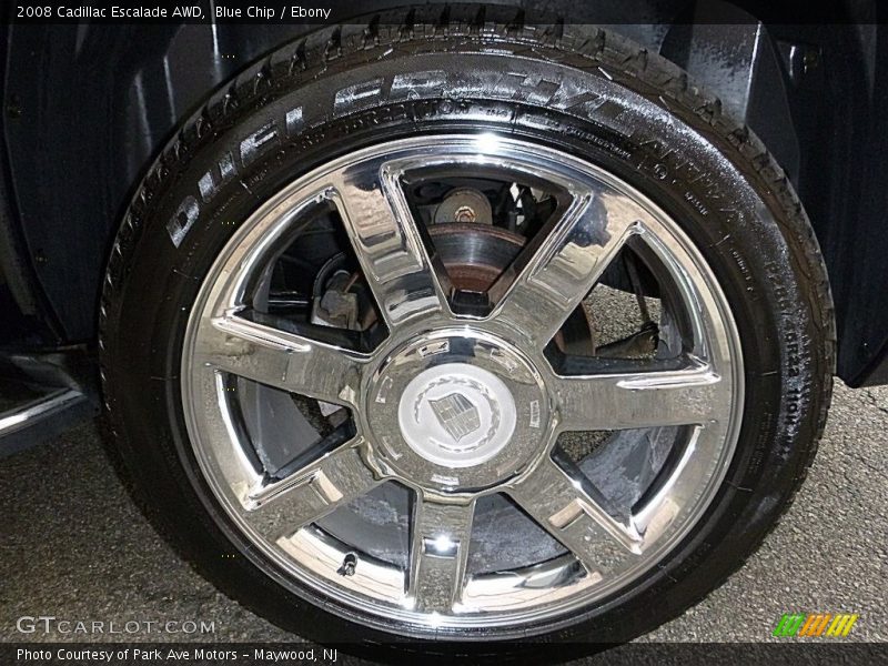Blue Chip / Ebony 2008 Cadillac Escalade AWD