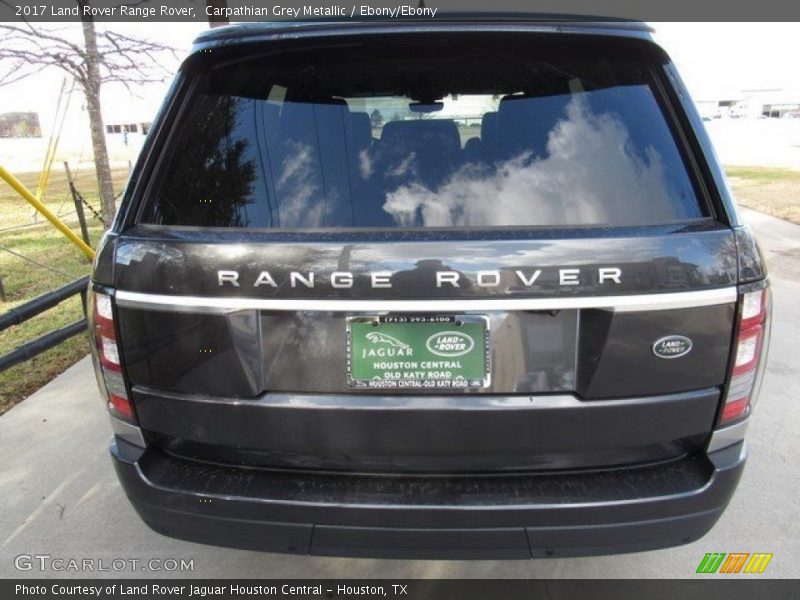 Carpathian Grey Metallic / Ebony/Ebony 2017 Land Rover Range Rover