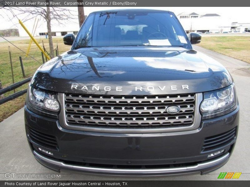 Carpathian Grey Metallic / Ebony/Ebony 2017 Land Rover Range Rover