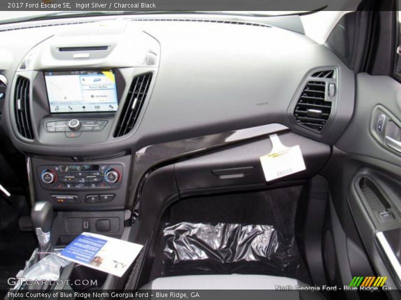 Ingot Silver / Charcoal Black 2017 Ford Escape SE