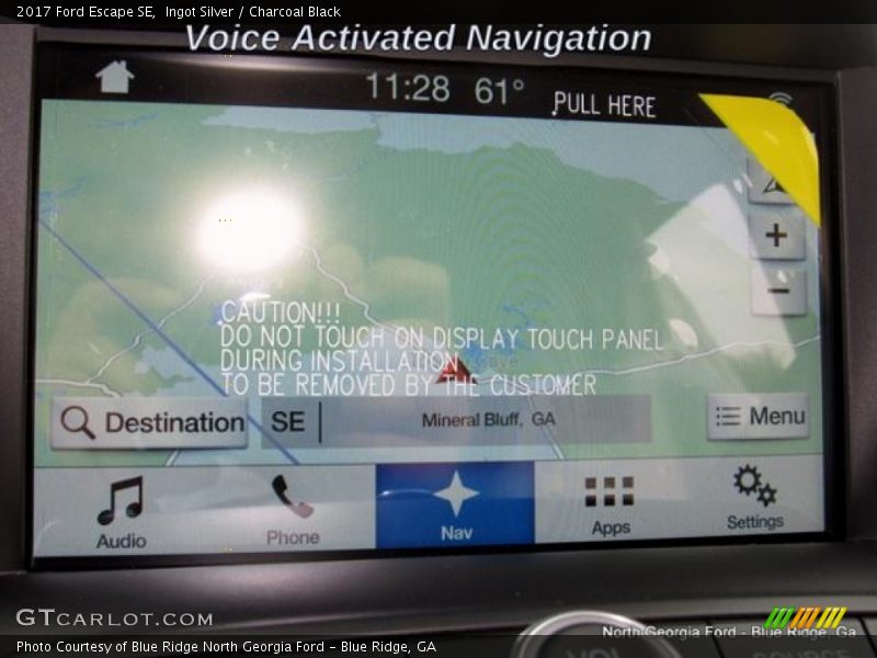 Ingot Silver / Charcoal Black 2017 Ford Escape SE