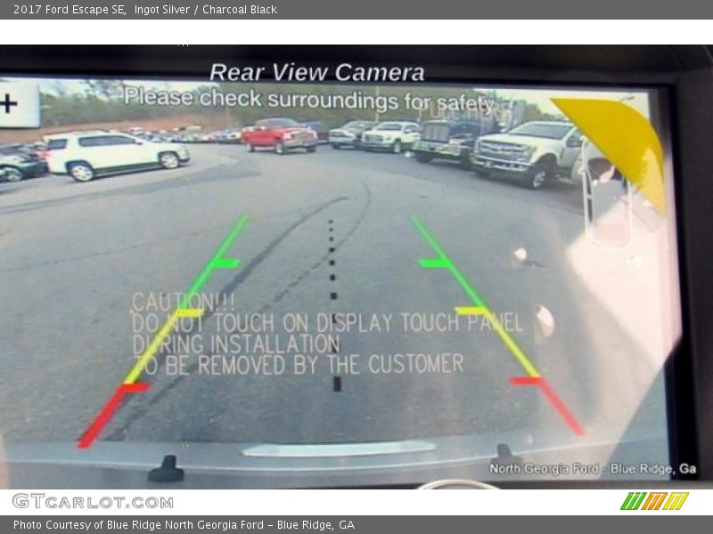 Ingot Silver / Charcoal Black 2017 Ford Escape SE