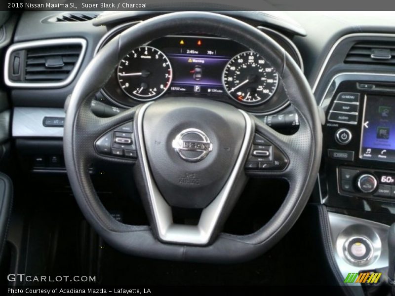 Super Black / Charcoal 2016 Nissan Maxima SL