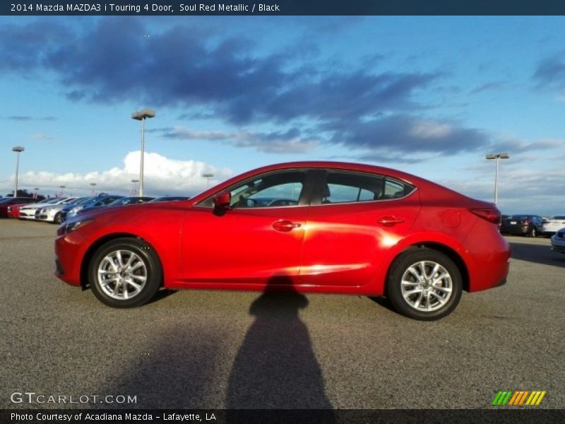 Soul Red Metallic / Black 2014 Mazda MAZDA3 i Touring 4 Door