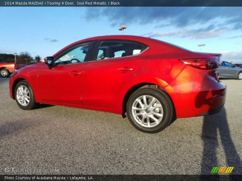 Soul Red Metallic / Black 2014 Mazda MAZDA3 i Touring 4 Door