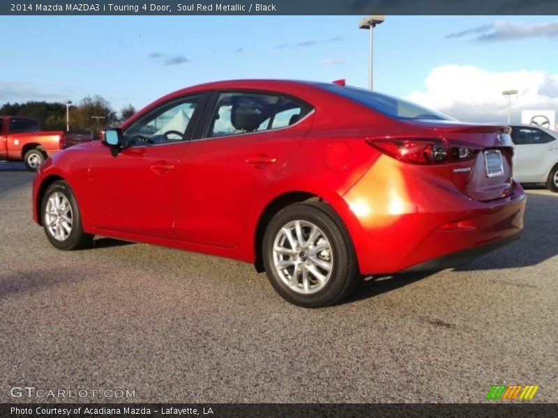 Soul Red Metallic / Black 2014 Mazda MAZDA3 i Touring 4 Door