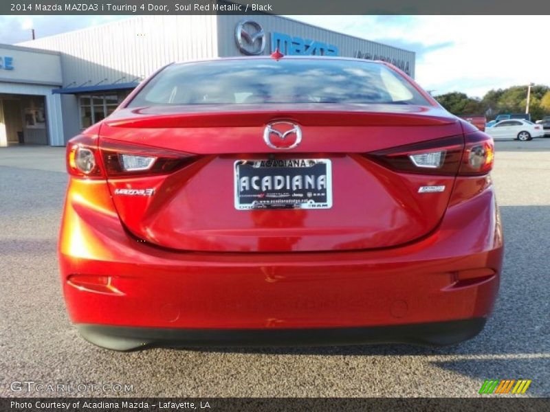 Soul Red Metallic / Black 2014 Mazda MAZDA3 i Touring 4 Door