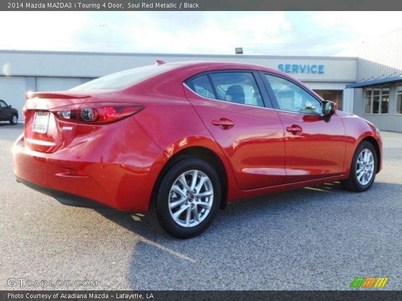 Soul Red Metallic / Black 2014 Mazda MAZDA3 i Touring 4 Door