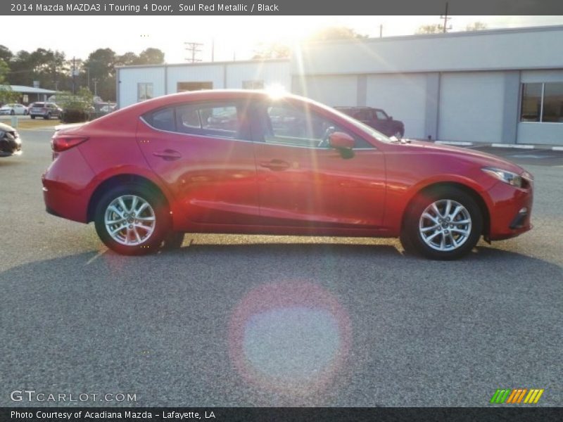 Soul Red Metallic / Black 2014 Mazda MAZDA3 i Touring 4 Door
