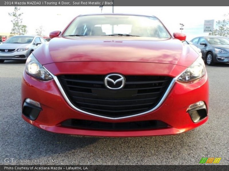 Soul Red Metallic / Black 2014 Mazda MAZDA3 i Touring 4 Door