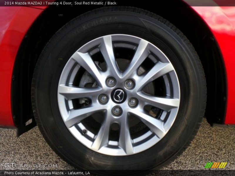 Soul Red Metallic / Black 2014 Mazda MAZDA3 i Touring 4 Door