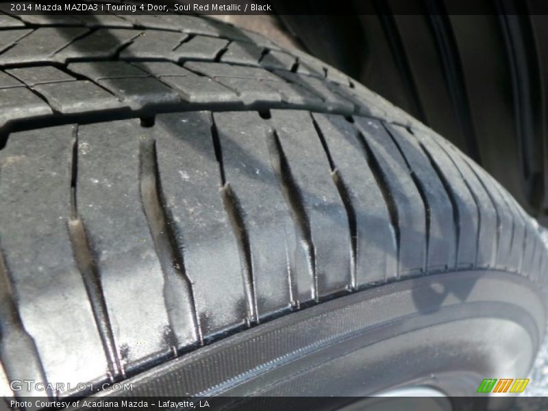 Soul Red Metallic / Black 2014 Mazda MAZDA3 i Touring 4 Door