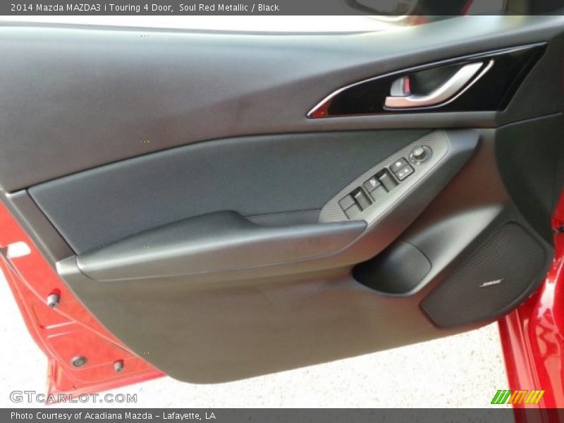 Soul Red Metallic / Black 2014 Mazda MAZDA3 i Touring 4 Door