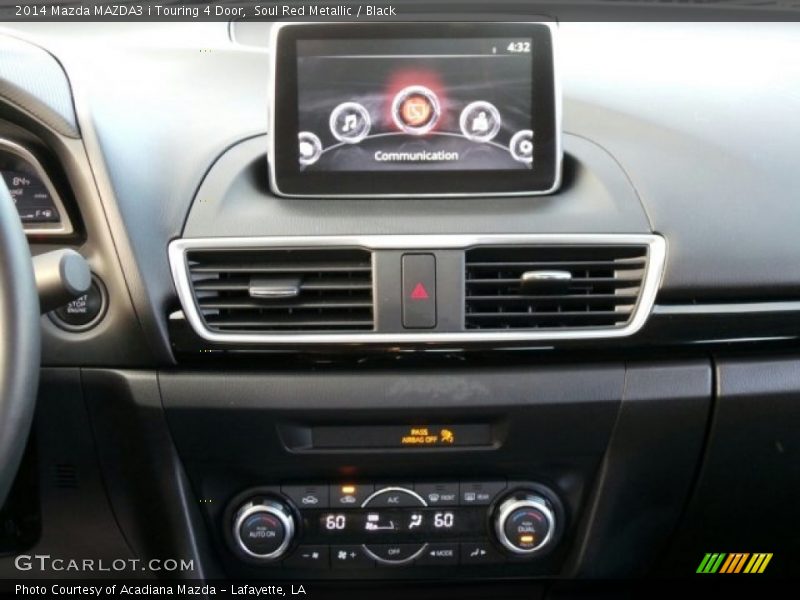 Soul Red Metallic / Black 2014 Mazda MAZDA3 i Touring 4 Door