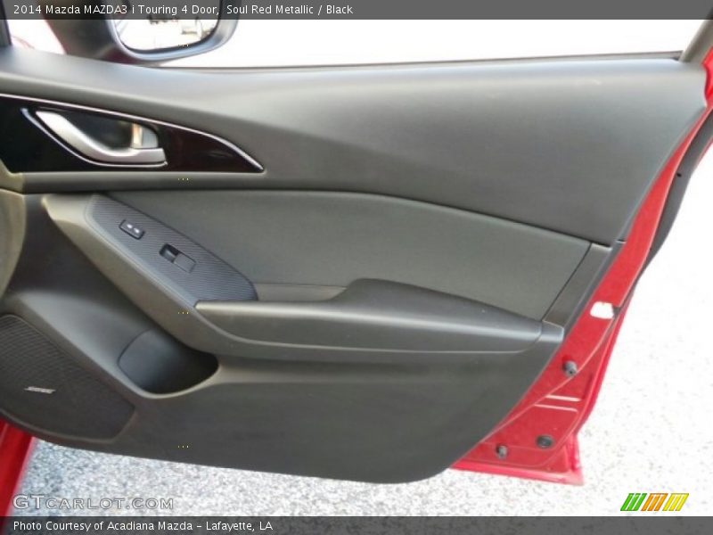 Soul Red Metallic / Black 2014 Mazda MAZDA3 i Touring 4 Door