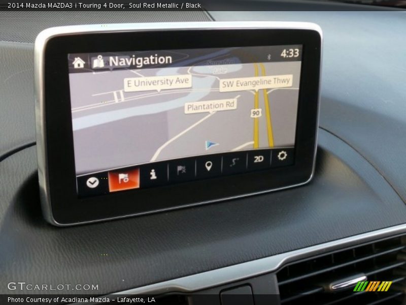 Soul Red Metallic / Black 2014 Mazda MAZDA3 i Touring 4 Door