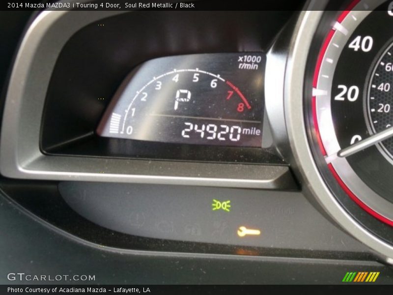 Soul Red Metallic / Black 2014 Mazda MAZDA3 i Touring 4 Door