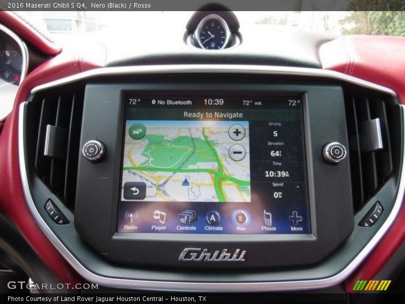 Navigation of 2016 Ghibli S Q4