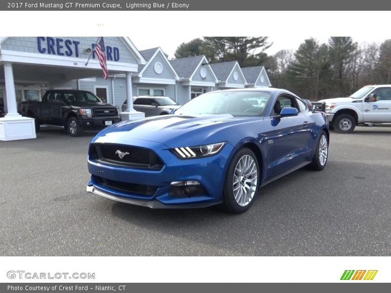 Lightning Blue / Ebony 2017 Ford Mustang GT Premium Coupe