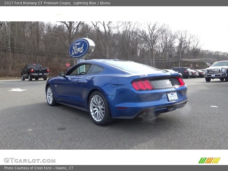 Lightning Blue / Ebony 2017 Ford Mustang GT Premium Coupe