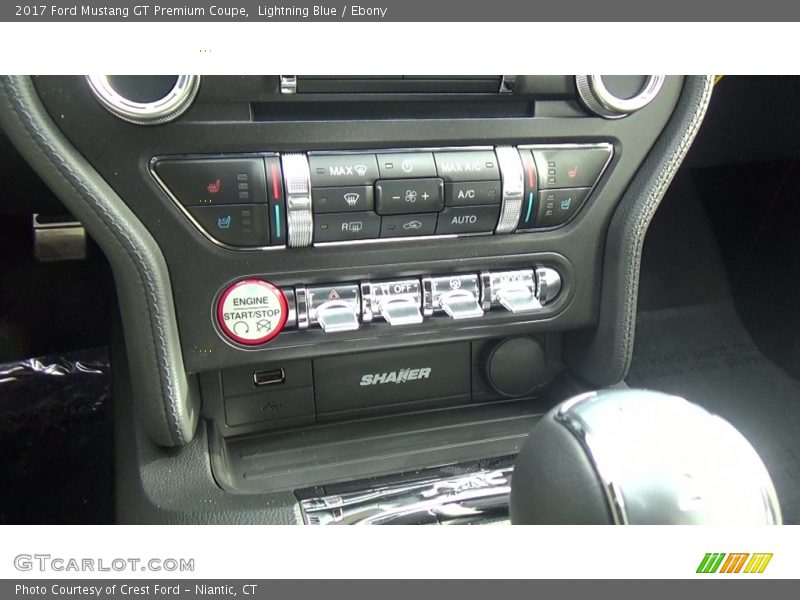 Lightning Blue / Ebony 2017 Ford Mustang GT Premium Coupe