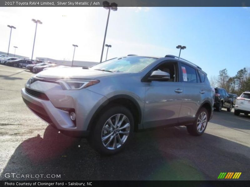 Silver Sky Metallic / Ash 2017 Toyota RAV4 Limited