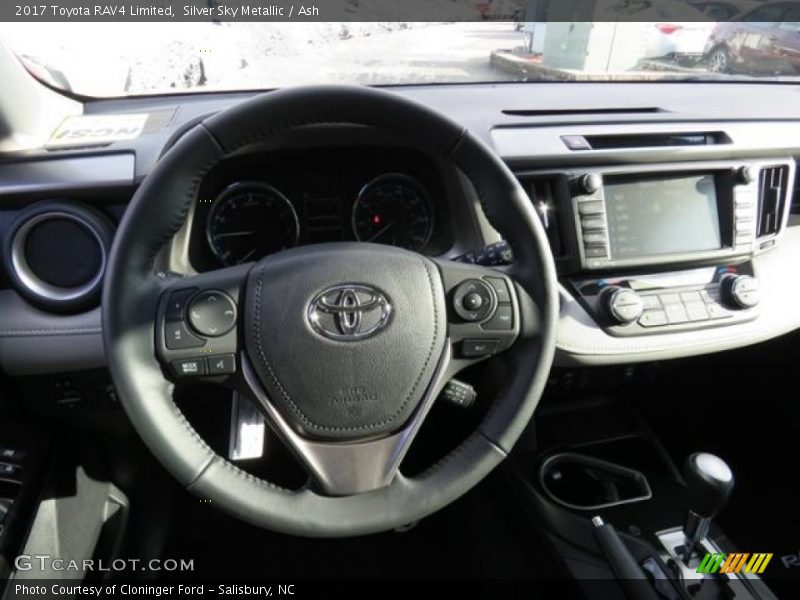 Silver Sky Metallic / Ash 2017 Toyota RAV4 Limited