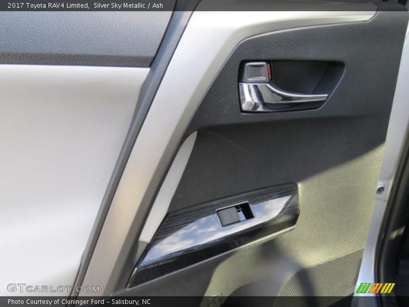 Silver Sky Metallic / Ash 2017 Toyota RAV4 Limited