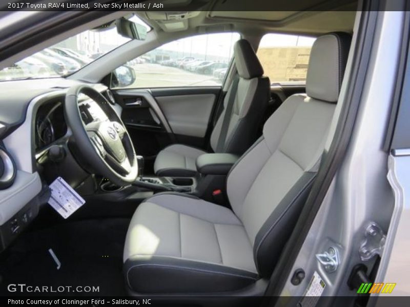 Front Seat of 2017 RAV4 Limited