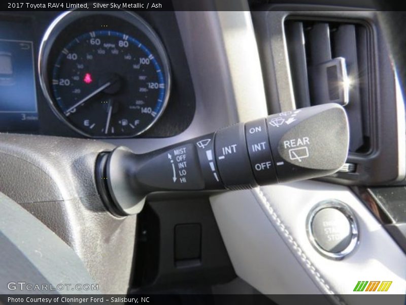 Controls of 2017 RAV4 Limited