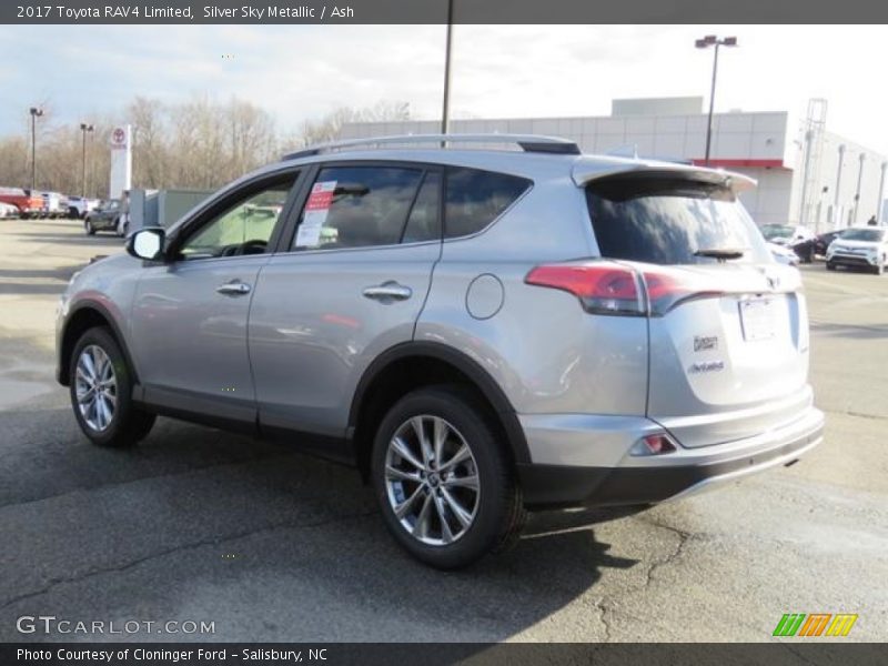 Silver Sky Metallic / Ash 2017 Toyota RAV4 Limited
