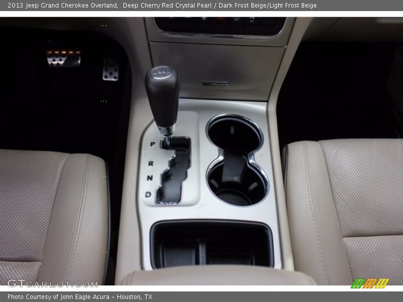 Deep Cherry Red Crystal Pearl / Dark Frost Beige/Light Frost Beige 2013 Jeep Grand Cherokee Overland