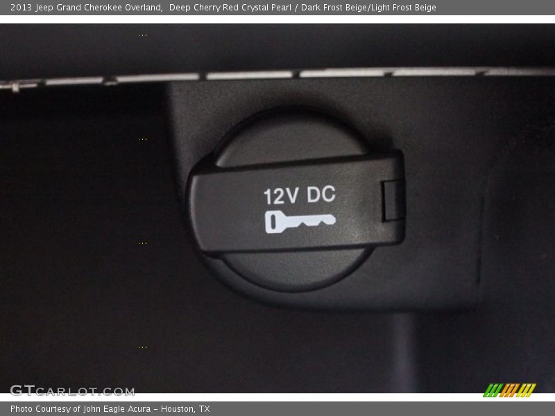Deep Cherry Red Crystal Pearl / Dark Frost Beige/Light Frost Beige 2013 Jeep Grand Cherokee Overland