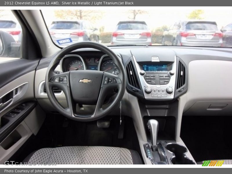 Silver Ice Metallic / Light Titanium/Jet Black 2012 Chevrolet Equinox LS AWD