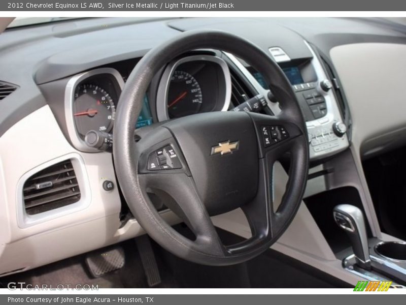 Silver Ice Metallic / Light Titanium/Jet Black 2012 Chevrolet Equinox LS AWD